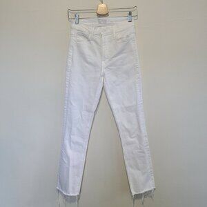 MOTHER Women’s The Mid Rise Dazzler Ankle Fray in Fairest Of Them All Size 26